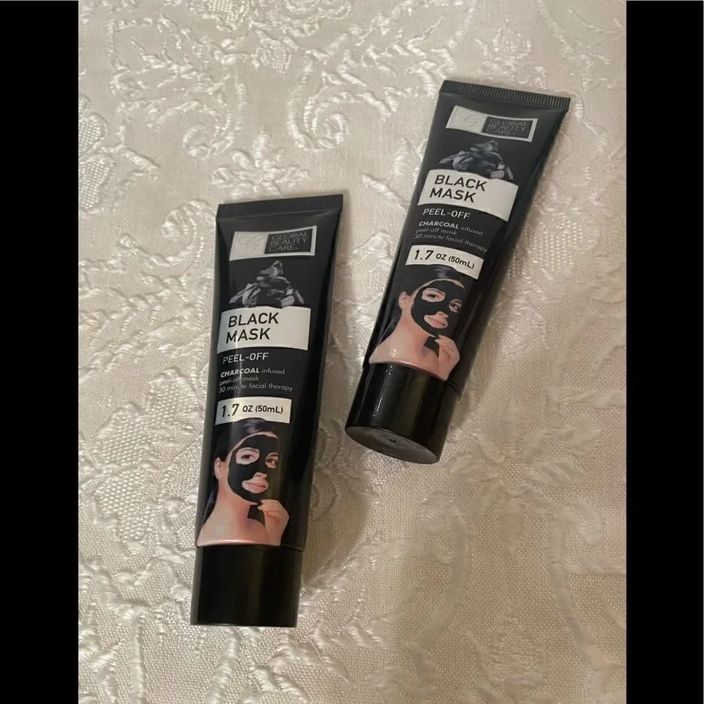 🛍Beauty Care Black Mask Charcoal infuse Peel -off Mask set of 2 1.7 OZ (50ml)